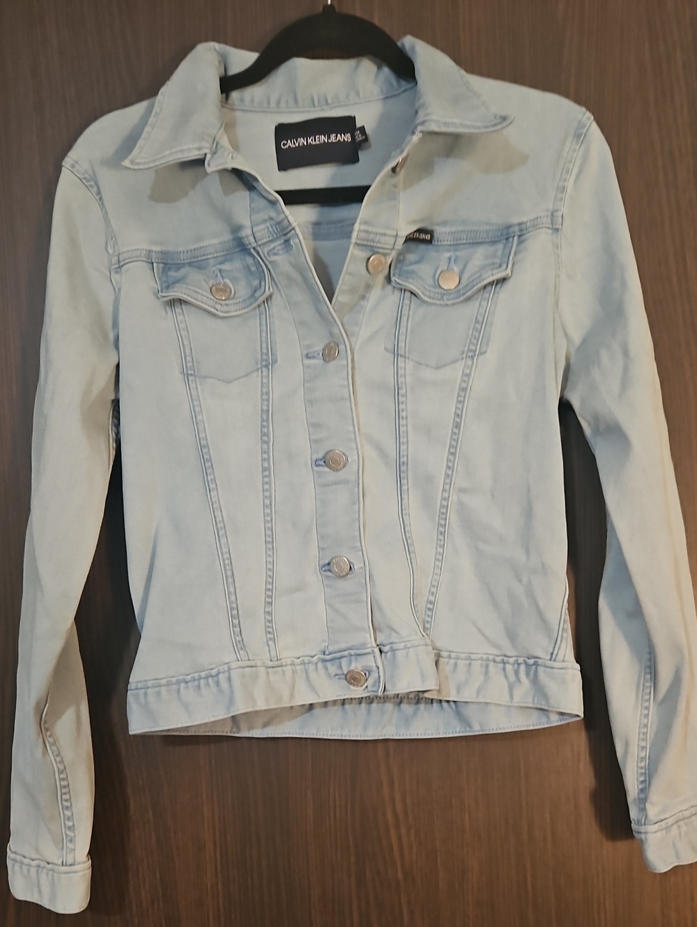 Calvin Klein Light Blue Denim Jean Jacket